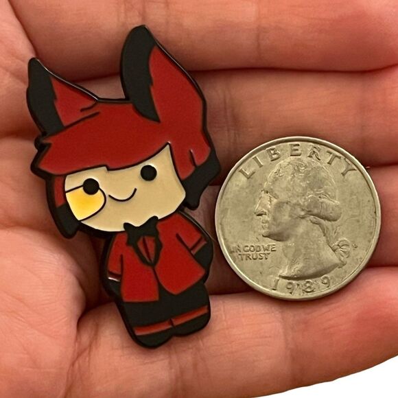 Hazbin Hotel Chibi Alastor Enamel Pin - Picture 4 of 6